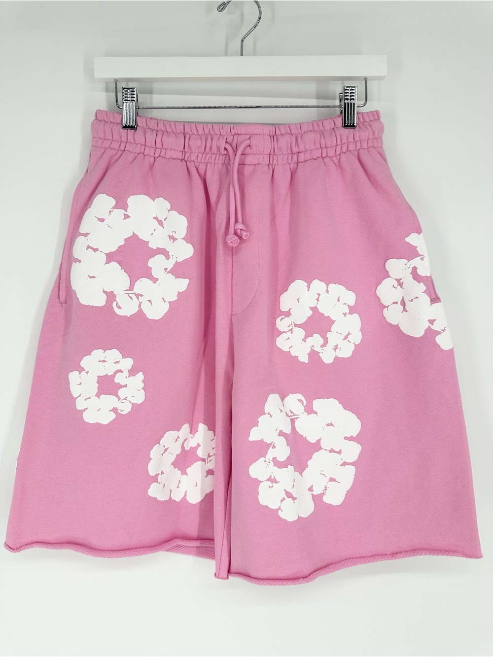 Denim Tears Cotton Wreath Pink Drawstring Shorts